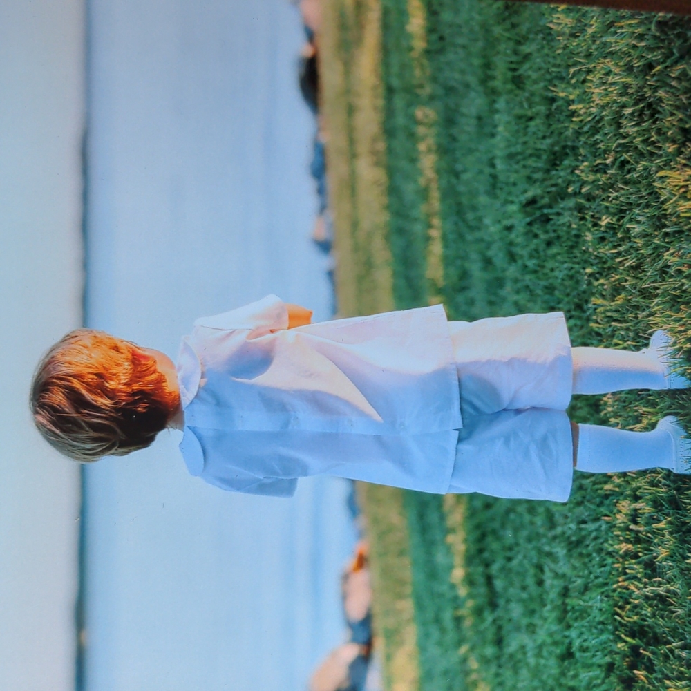 White Shirt and Shorts Set